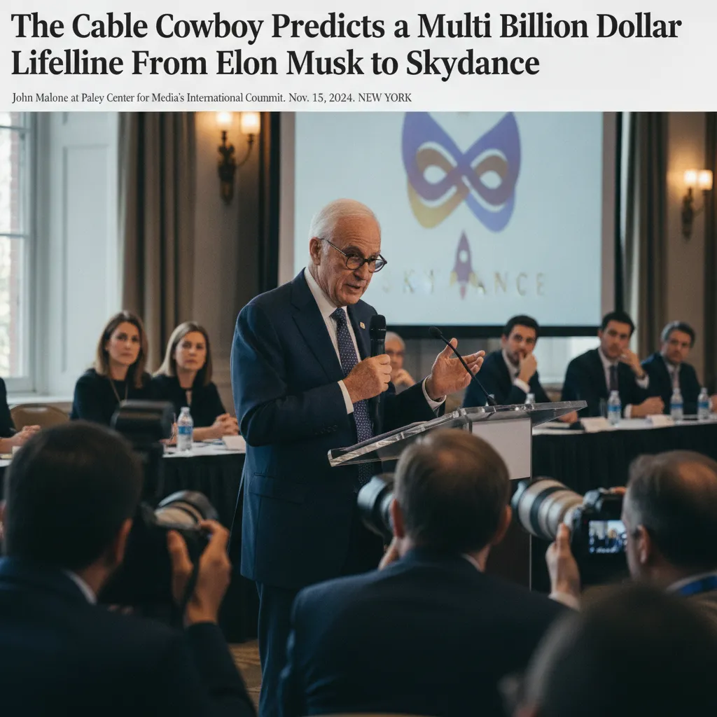 The Cable Cowboy Predicts a Multi Billion Dollar Lifeline From Elon Musk to Skydance