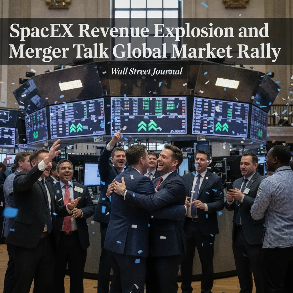 SpaceX Revenue Explosion and Merger Talk Spark Global Market Rally